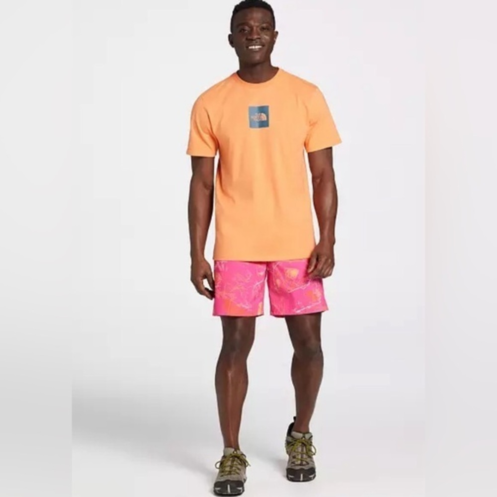 THE NORTH FACE Wander Shorts Pink Flower Lightweight FlashDry NWT Size XXL - Picture 4 of 13